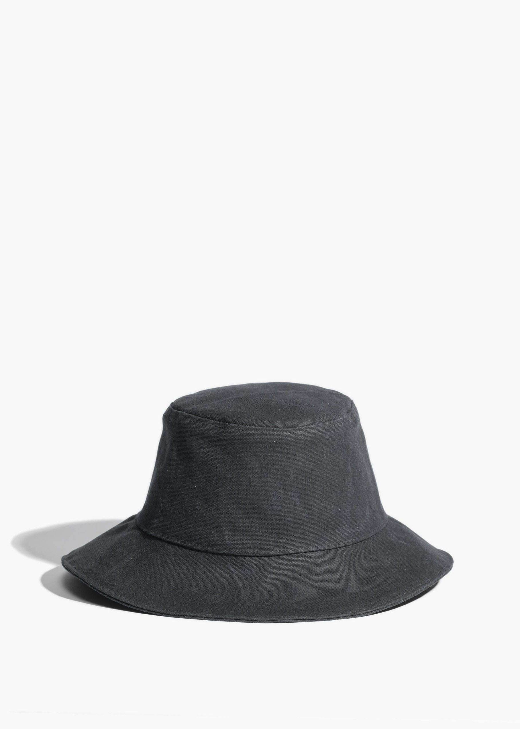 Black Waxed canvas hat.